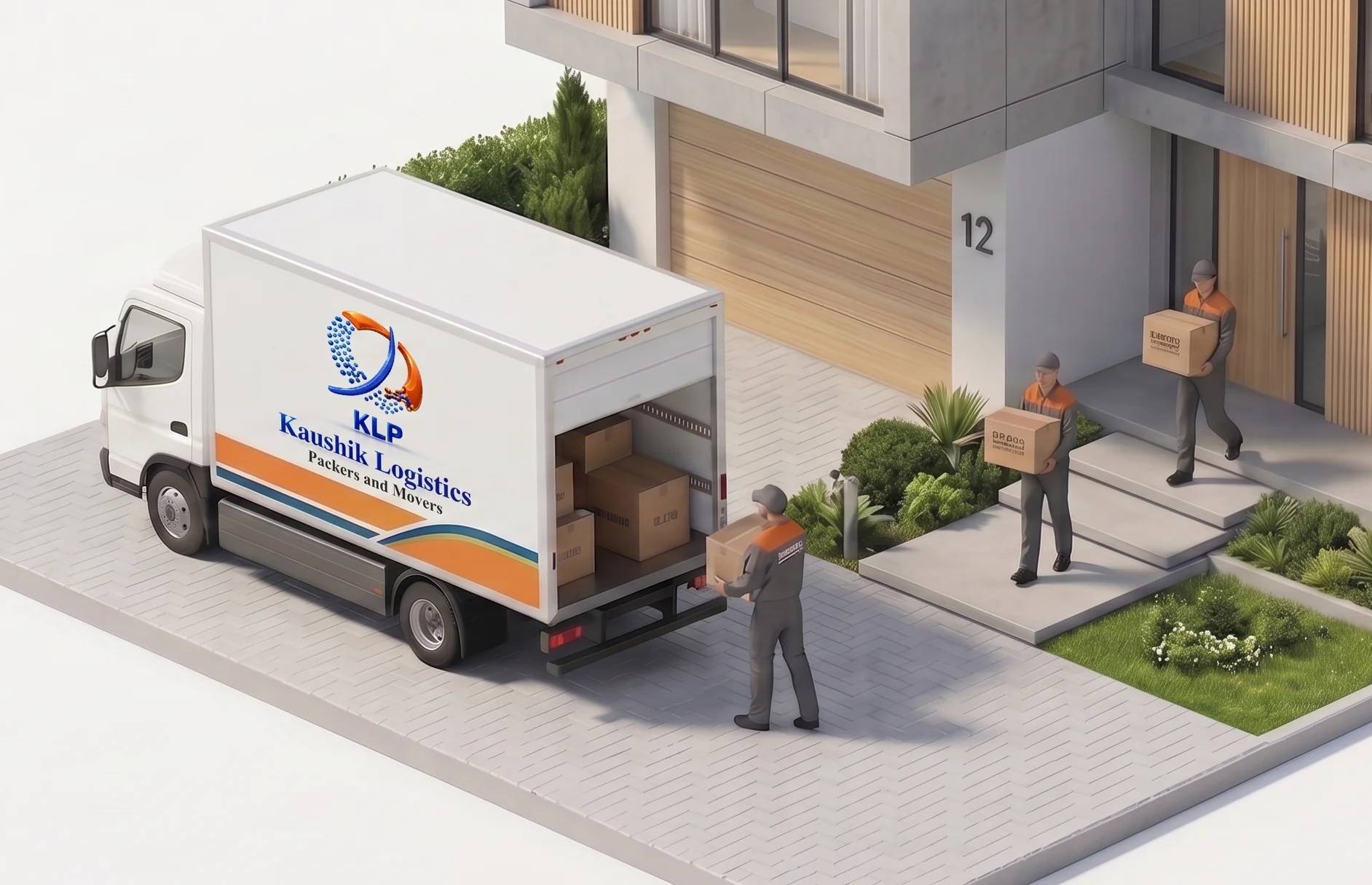 Kaushik Logistics Mobile Hero