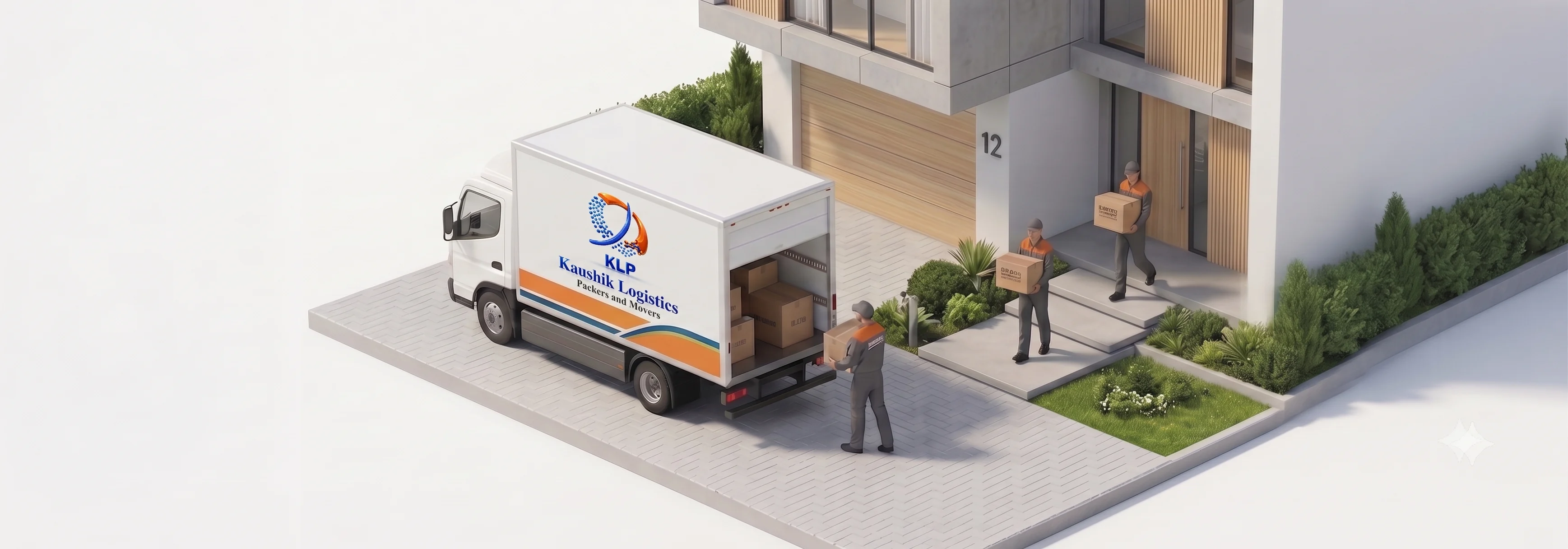 Kaushik Logistics Mobile Hero
