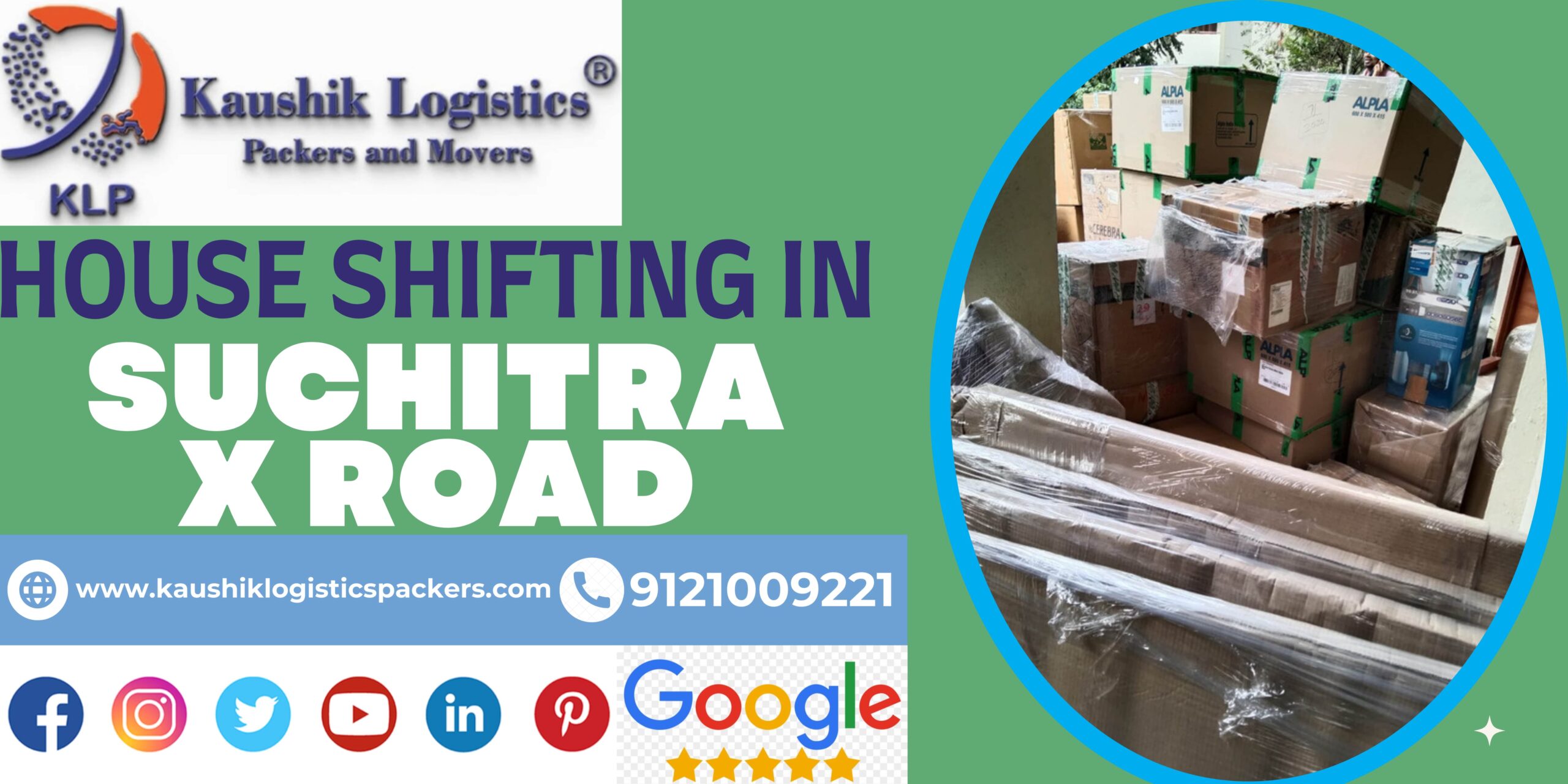 Packers and Movers In Suchitra X Road